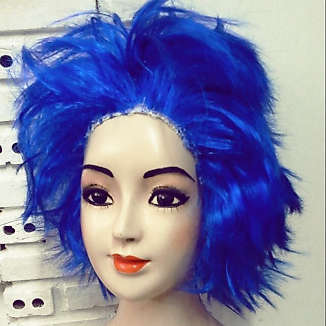 วิกแฟนซี มีหลายสี ทรงซุปเปอร์ไซย่า เต็มหัว หมวกยางยืดสวมครอบง่าย