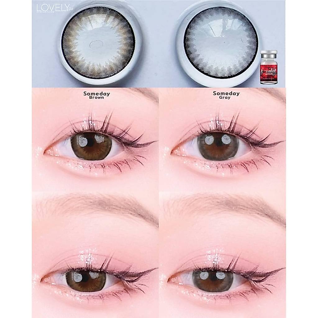 🔥คอนแทคเลนส์ Silicone Hydrogel✨Gavin / Sakura (Kissylens) ✨ขนาดบิ๊กอายโตมาก✨Brown / Gray / Black