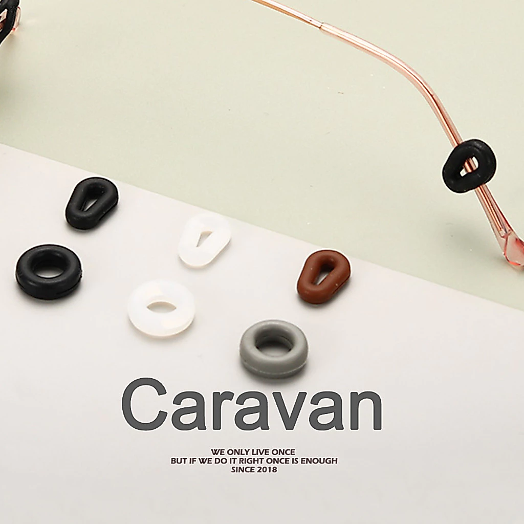 Caravan Crew ซิลิโคนสวมขาแว่น ไม่เจ็บหู นุ่มสุดๆ กันหลุดด้วย Glasses Ear support and Anti Slip silicone