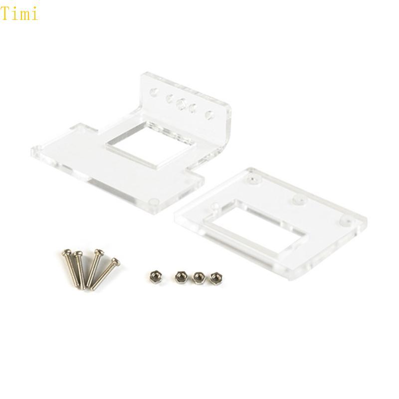 Timi 1PC พลาสติกใสยึดสําหรับ SG90 MicroServo พลาสติกใสยึดสําหรับ SG90 MicroServo