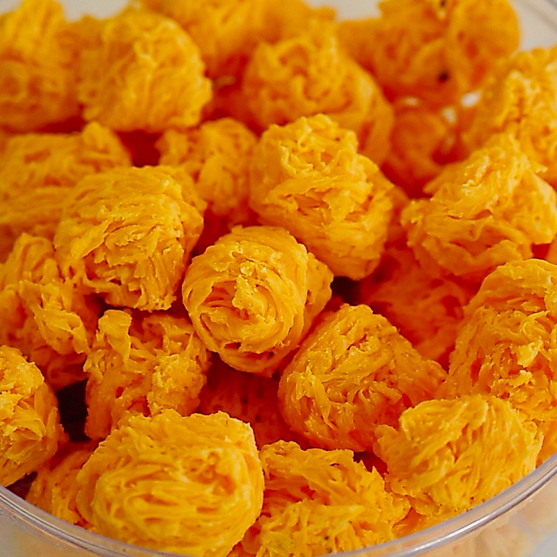 ฝอยทองกรอบ ทองคำกรอบ ของว่างแสนอร่อย