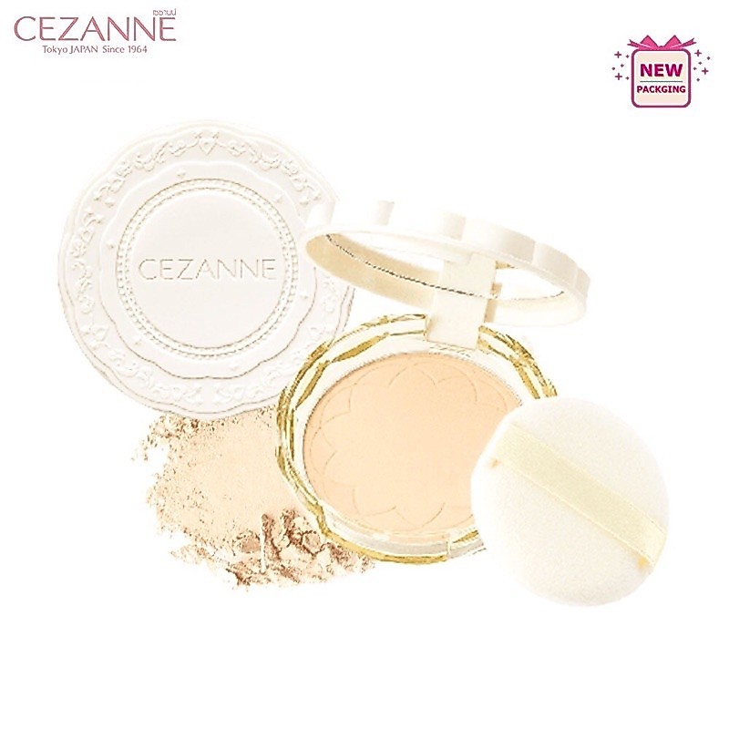 CEzANNE UV Silk Cover Powder 10g.  (ผลิตปี 2022หมดอายุปี 2027)