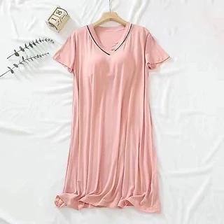 พร้อมส่ง🔥ชุดนอนกระโปรง มีบราในตัวใส่สบาย