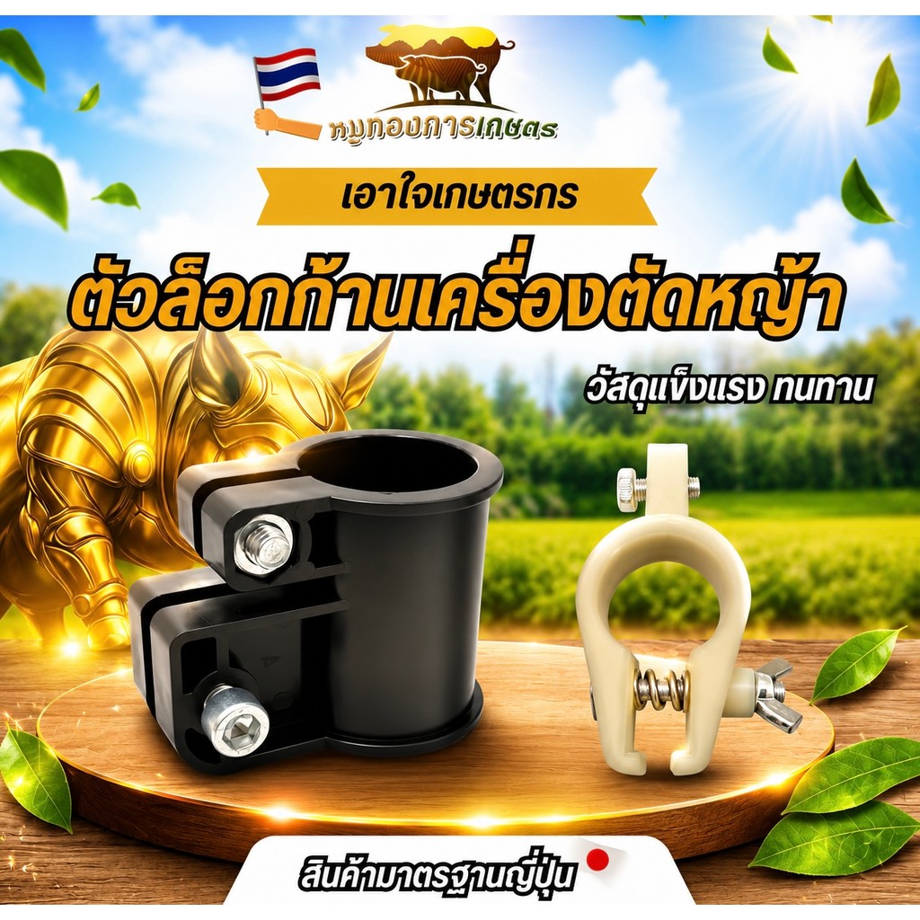 ตัวล็อกก้านเครื่องตัดหญ้า ล็อคก้านเครื่องตัดหญ้าได้อย่างดี ล็อกก้าน เครื่องตัดหญ้า สินค้าได้มาตรฐาน