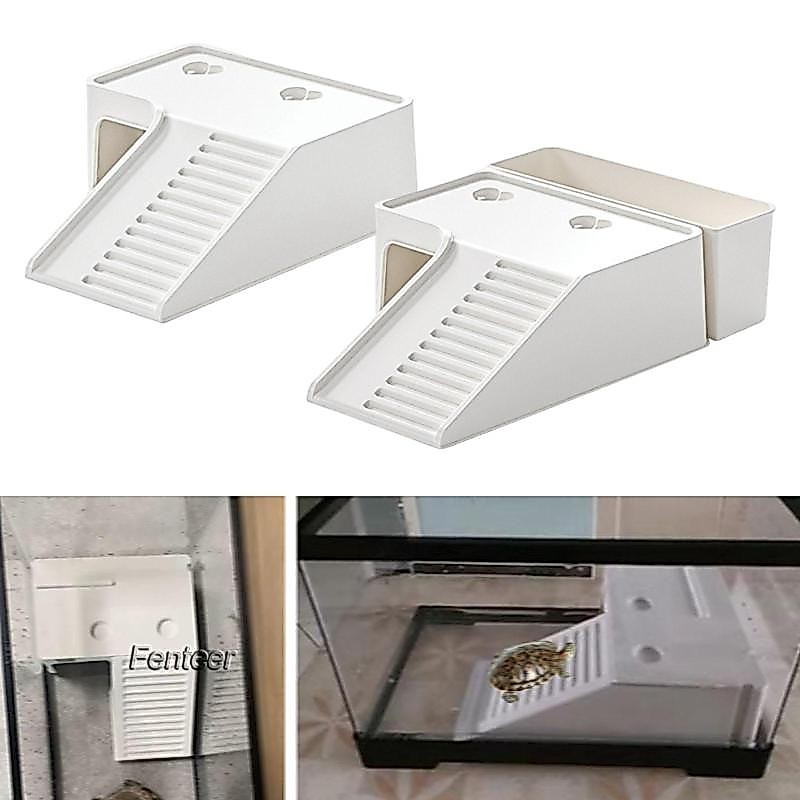 [ Turtle Resting Basking บันไดสัตว์เลื้อยคลานปีนเขา Ramp Resting Terrace สัตว์เลื้อยคลาน Habitat สําหรับเต่าเต่าเต่า Newts