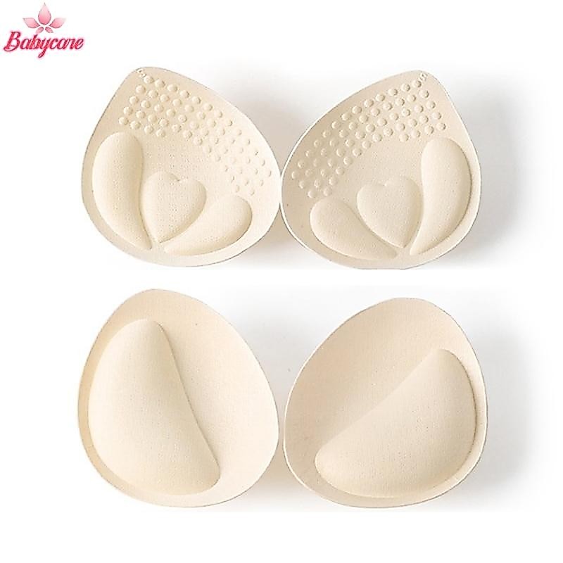 Byce> 1คู่Latex Chest Pad Breathable Bra Padsแทรกที่ถอดออกได้ผู้หญิงกีฬาถ้วยBra Padsหรือชุดว่ายน้ําใส่4ซม./6ซม.ใหม่