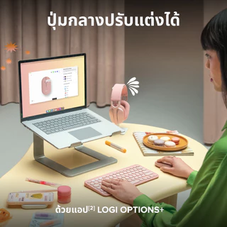 【Free Gift · While Stocks Last】Logitech Pebble M350 Wireless Mouse Bluetooth เพรียวบาง กะทัดรัด สลับได้ 3 อุปกรณ์ ( เมาส์ไร้สาย บลูทูธ เสียงเงียบ)