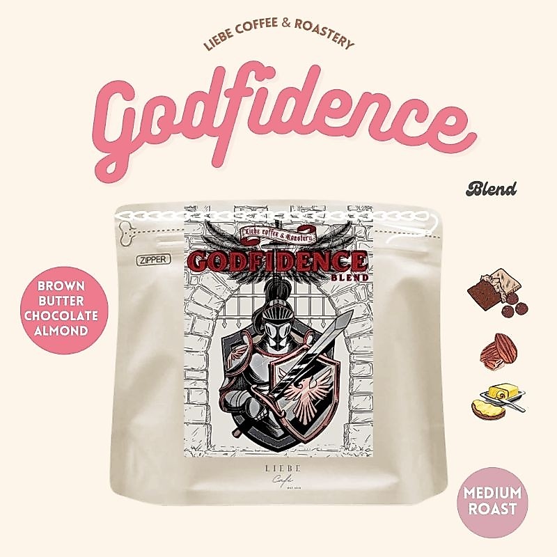 เมล็ดกาแฟ Godfidence Blend เมล็ดกาแฟ Blend ระหว่าง Thai Myanmar Laos < Medium - Roast >