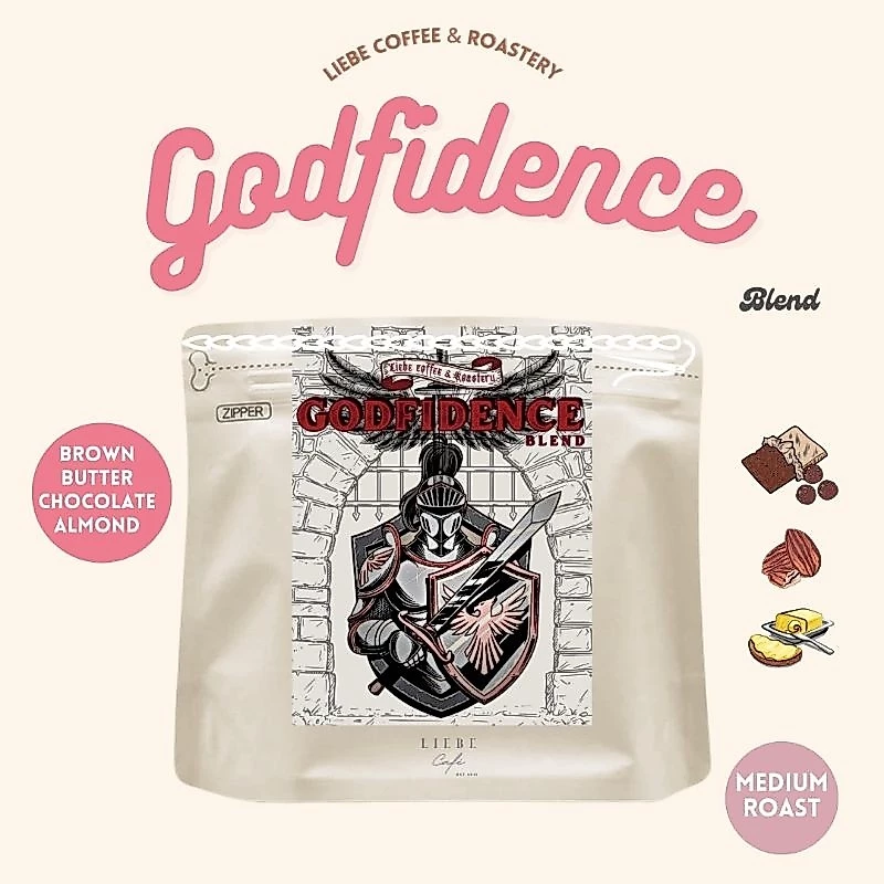 เมล็ดกาแฟ Godfidence Blend เมล็ดกาแฟ Blend ระหว่าง Thai Myanmar Laos < Medium - Roast >