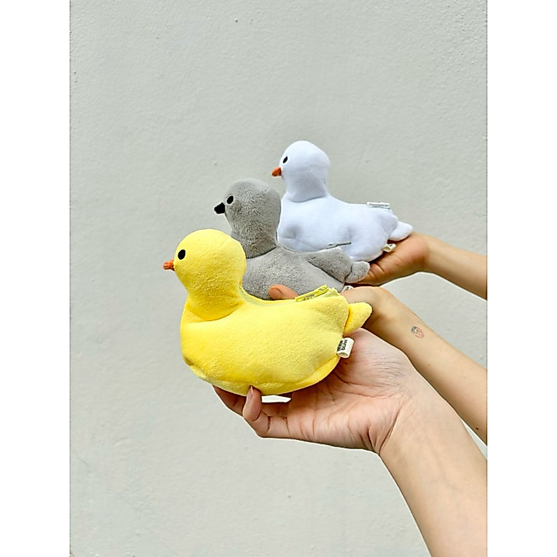 กระเป๋าน้องเป็ด จัดระเบียบ Duckling pouch (มีให้เลือก 3 สี เป็ดเหลือง เป็ดขาว เป็ดเทา)