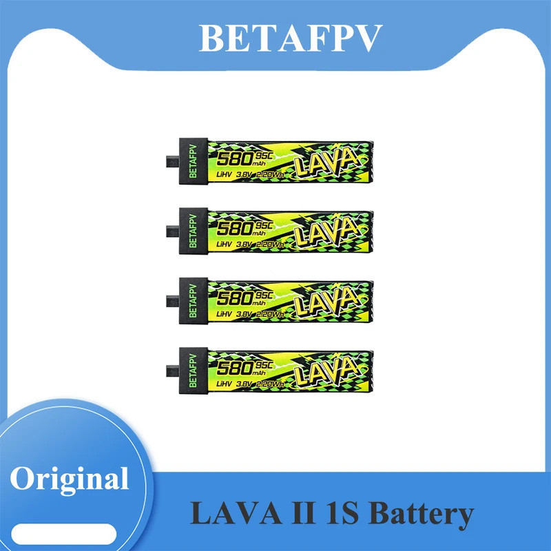 BETAFPV LAVA II 1S แบตเตอรี่ 480mAh/580mAh/680mAh สําหรับ Meteor75 Pro P1/Air75 Meteor75 Pro, 280mAh