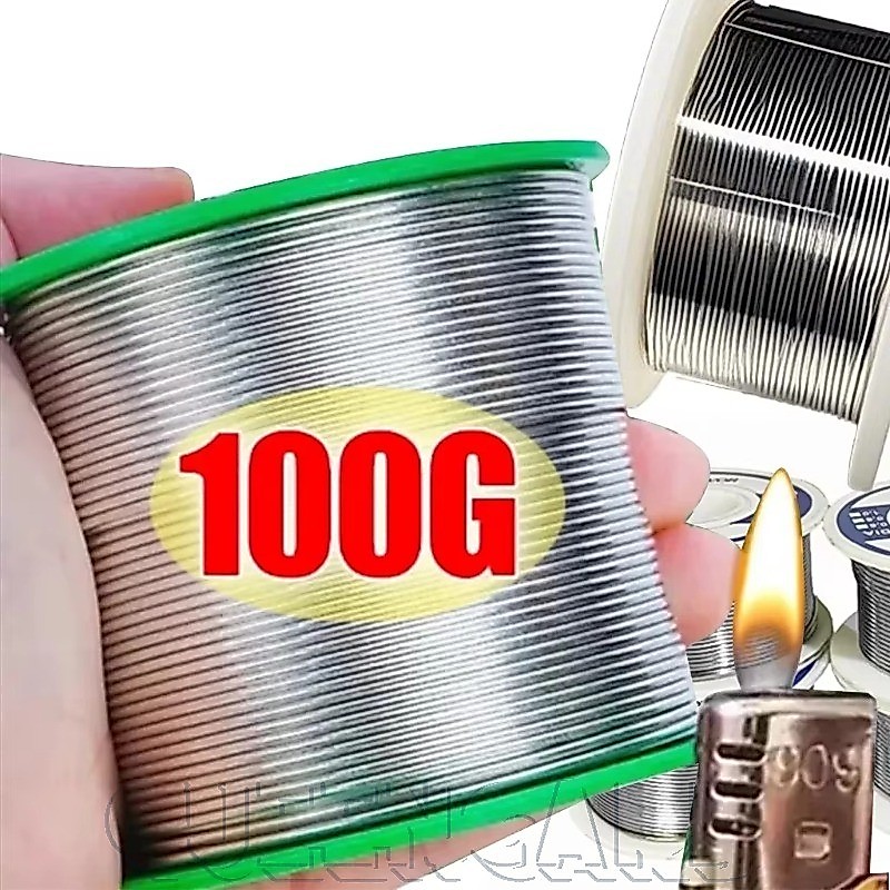 20/50/100g อเนกประสงค์ Rosin Core Solder Wire - Flux Cored ลวดเชื่อมสําหรับอิเล็กทรอนิกส์, โลหะผสมดีบุกพร้อมประสิทธิภาพที่ทนทาน