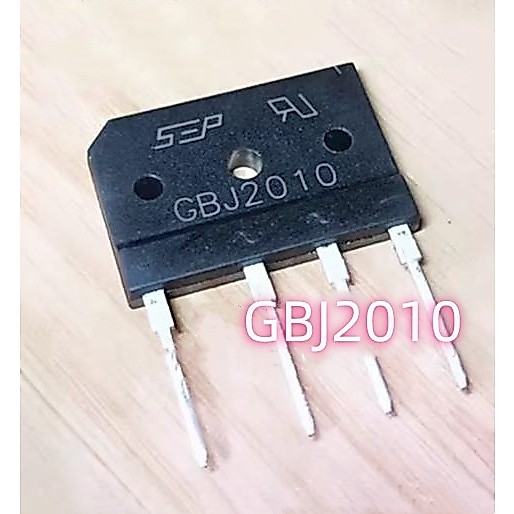 5PCS Original GBJ2010 ZIP-4 20A 1000V เตาแม่เหล็กไฟฟ้าวงจรเรียงกระแสสะพานซ้อน