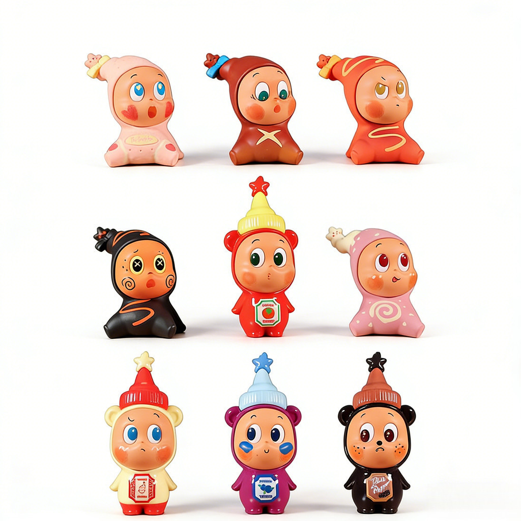 P POPMART Star People Easy to Match Series เครื่องประดับอินเทรนด์เล่น Figures กล่องตาบอดเครื่องประดับ