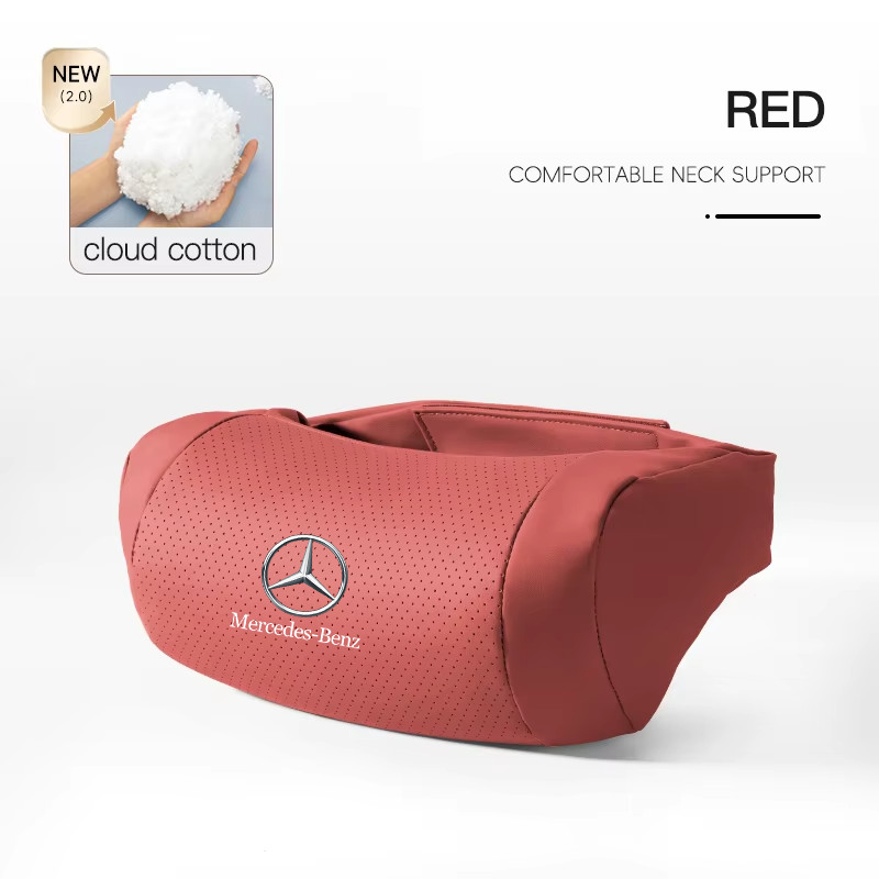 นุ่มสบายรถคอหมอนHeadrestคอสําหรับMercedes ACES CLA GLA GLB GLC GLE GLS G EQ EQ EQE EQS AMG Maybach V