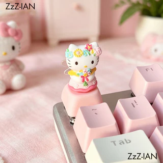 Custom Keycaps น่ารัก 3D DIY CUSTOM สําหรับ Cherry MX คีย์บอร์ด Cross แกนของขวัญสําหรับสาว KeycapsBlind กล่อง Keycaps