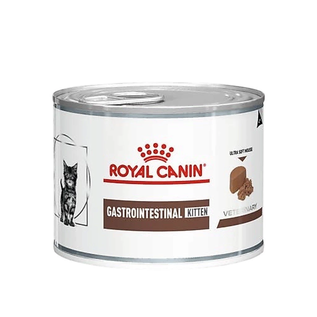 Royal Canin Gastrointestinal Kitten Cat 195 กรัม 1 กระป๋อง อาหารเปียกสำหรับลูกแมว ท้องเสีย