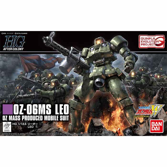 GUNDAM HG HGUC 1/144 OZ-06MS LEO LEO Anime สินค้าของสะสมประกอบของขวัญ