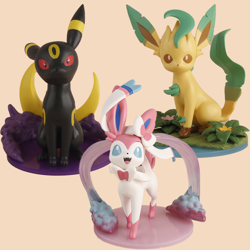 Eevee รูปครอบครัว Fairy Eevee Moon Leaf Eevee Elf ตกแต่งเดสก์ท็อป Pokemon Pokémon