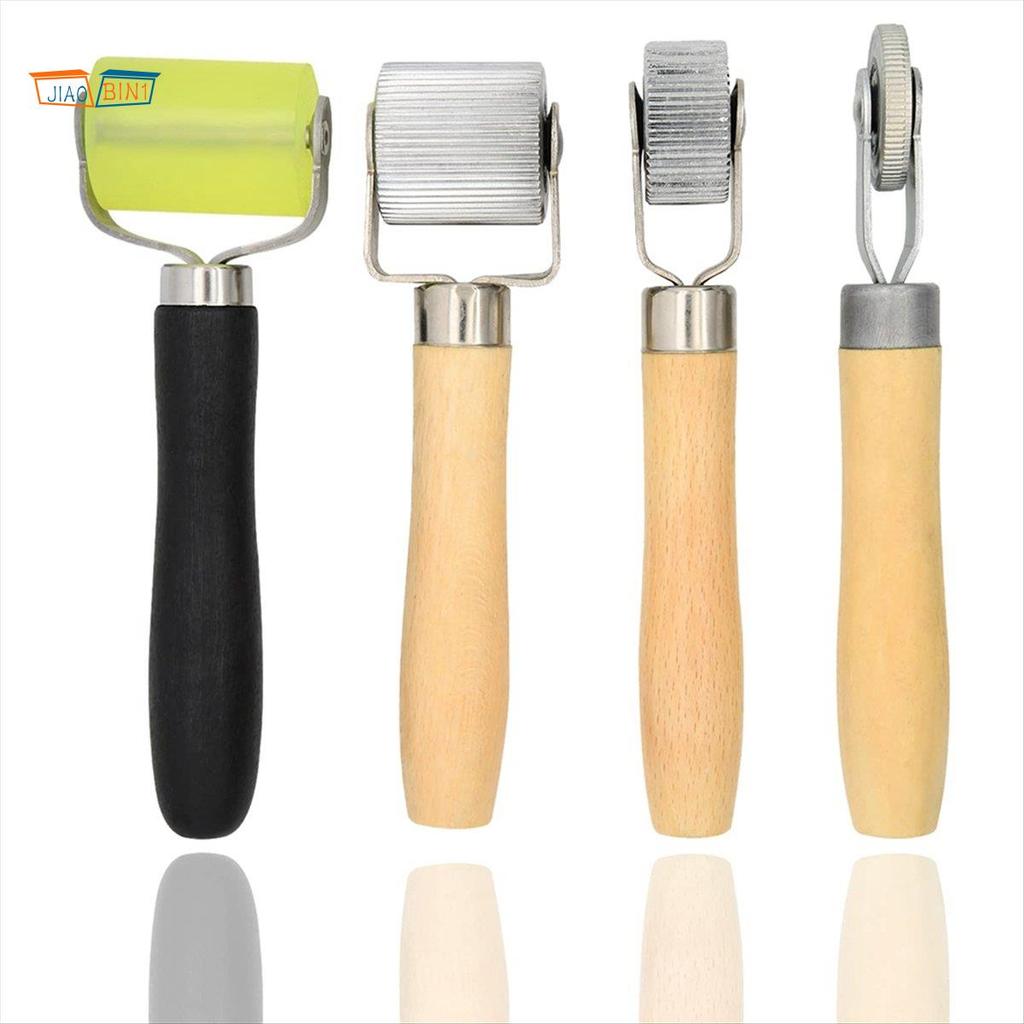 4 ชิ้น/เซ็ต Sound Roller, Sound Deadener Roller เครื่องมือรถเสียง Deadening Sound Deadener ชุด, Seam