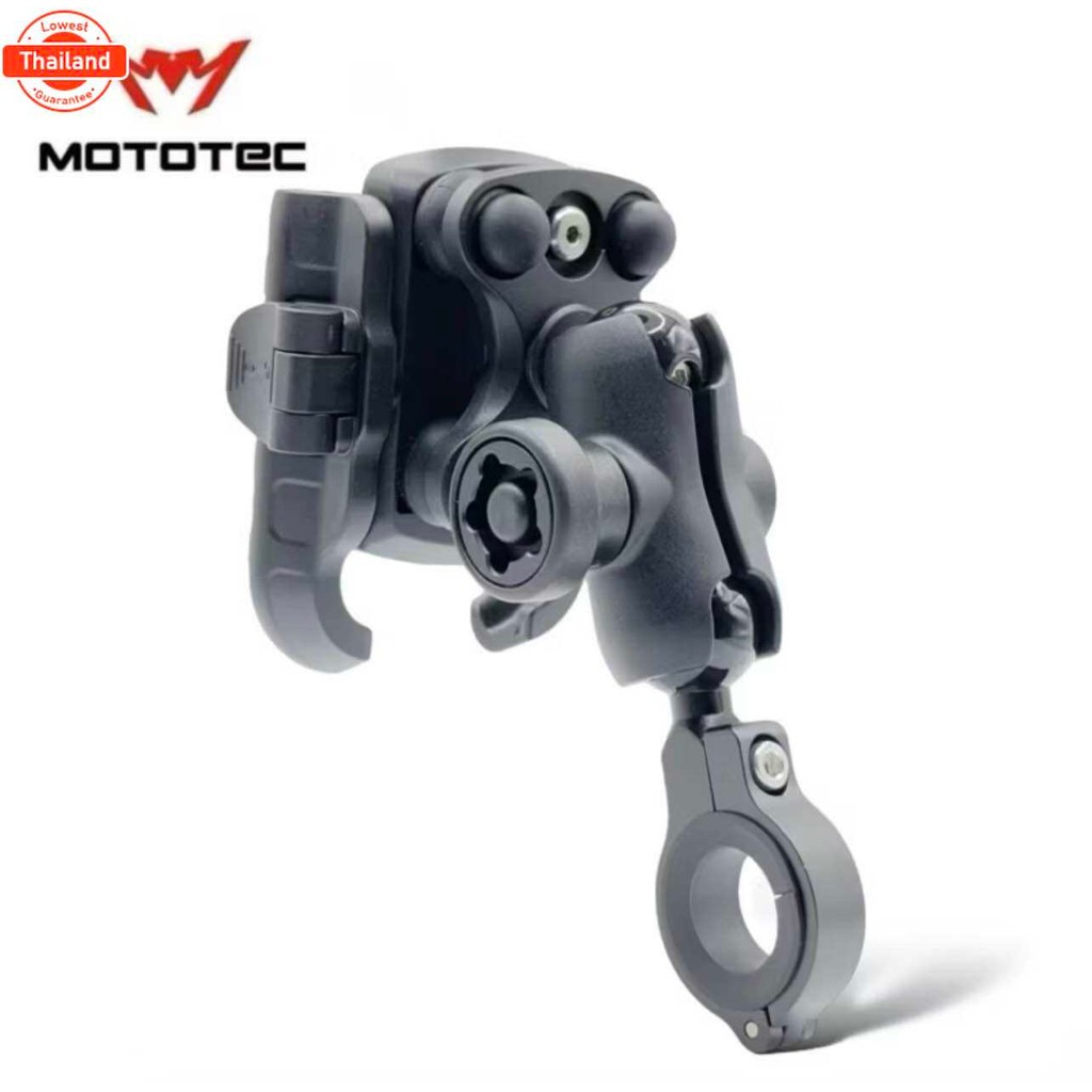 MOTOTECgenuine MT-QD03 Plus MT-QD04 Plus ที่จัศัพท์มือถือสำหรัมอเตอร์ไซค์ แทรงสูงปรัได้อิสระ 360⁰ พร