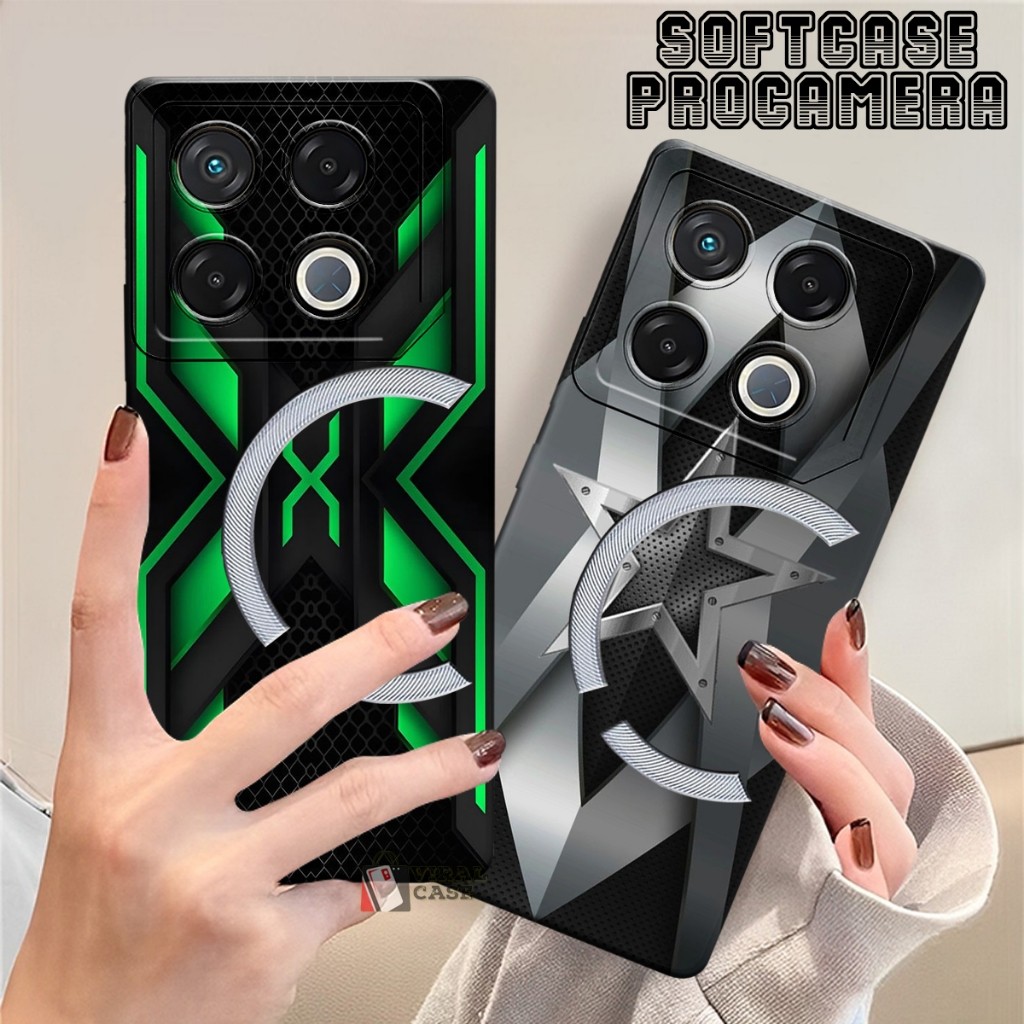 Case Pro Camera Infinx GT 20 PRO 5G 2024 GT 10 Pro 5G Zero 30 5G Zero 5G 2023 - วัสดุยางยืดหยุ่น - ซ