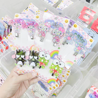 กิ๊บติดผม ซาริโอ้ 500 แบบ ถุงสุ่มกิ๊บ คิตตี้ มายเม ชินนาม่อน คุโรมิ มารอน เครื่องประดับ