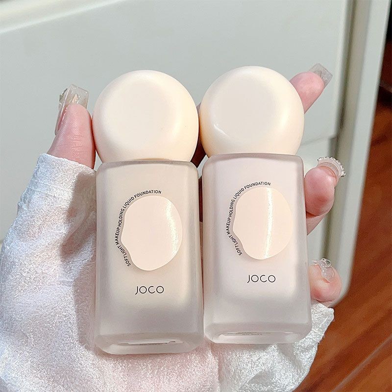 JOCO Liquid Foundation Soft Light Hold แต่งหน้า Liquid Foundation Moisturizing ไม่ง่ายที่จะถอดช่างแต