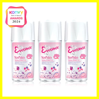 Eversense Yogurt Roll On Extra White [45ml x 3pcs] โรลออน ช่วยให้ผิวใต้วงแขนเรียบเนียน.
