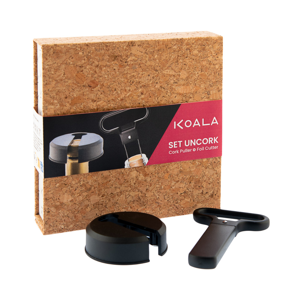 Koala Cork Puller w/Perfect Cut Foil Cutter UnCork Set ชุดที่เปิดขวดไวน์และที่ตัดฟอยล์ รุ่น 395085
