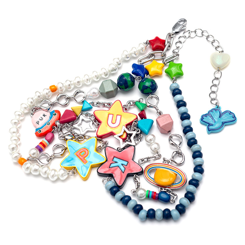 สร้อยคอมุกOil Drip Pearl UniverseจากPUK สไตล์แฟชันยูนิเวอร์ซ