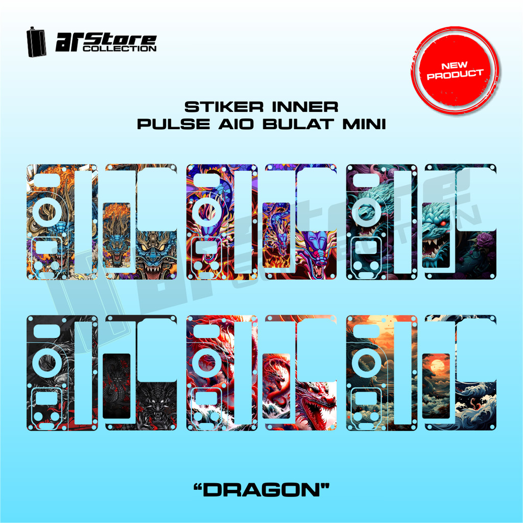 Aio Mini Round Pulse Garskin สติ๊กเกอร์ด้านใน * ksan.id