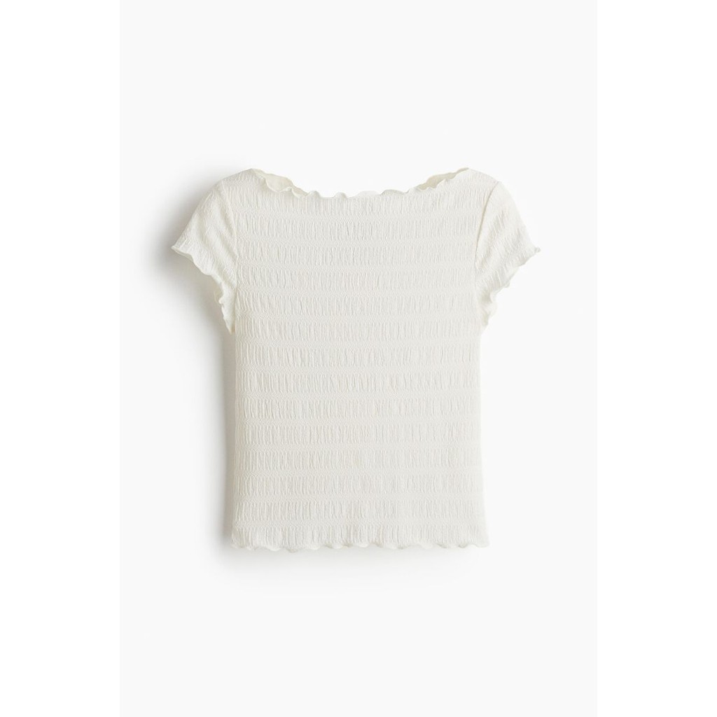 H&M(เอชแอนด์เอ็ม) เสื้อท่อนบนดีไซน์สม็อก ผู้หญิง 1310331_1