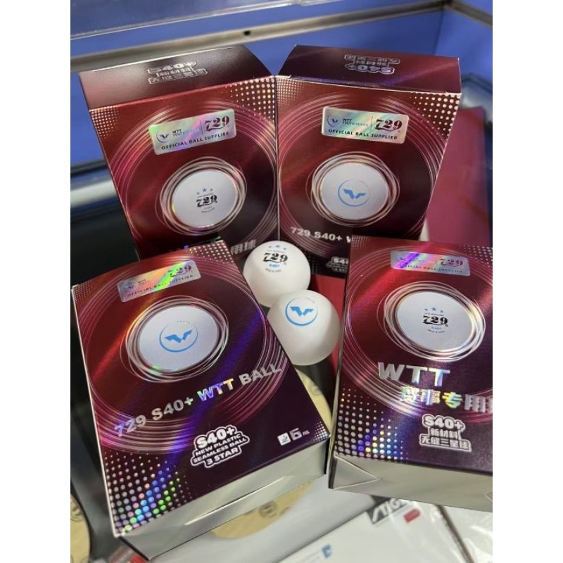 ลูกปิงปองแข่งขัน 729 3star WTT Youth Balls(6balls)