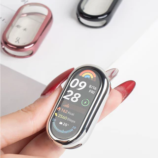 เคสTPUแบบนุ่มสําหรับXiaomi Mi Band 10 9 8 อุปกรณ์เสริมAll-Aroundป้องกันกันชนป้องกันหน้าจอสําหรับMi band 10 9 8 ฝาครอบ