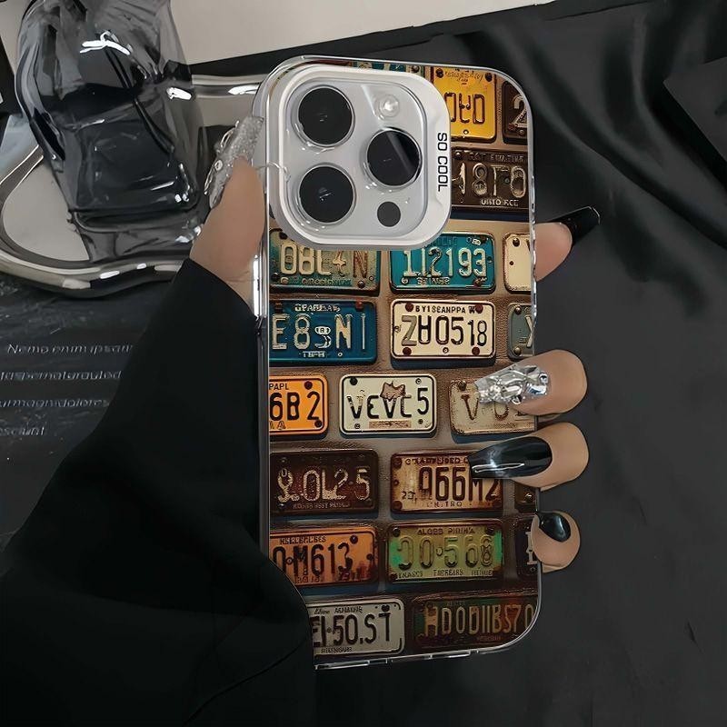 ป้ายทะเบียนศิลปะ Samsung Galaxy A15 A54 A53 A52 A34 A50 A05 A05s เคสโทรศัพท์ กระจกการ์ตูนกราฟฟิตี หัวใจ นิ่ม เคสโทรศัพท์ - รูปที่ 7