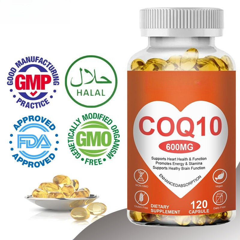 COQ10 Coenzyme Q10 600mg ส่งเสริมสุขภาพหัวใจและหลอดเลือด