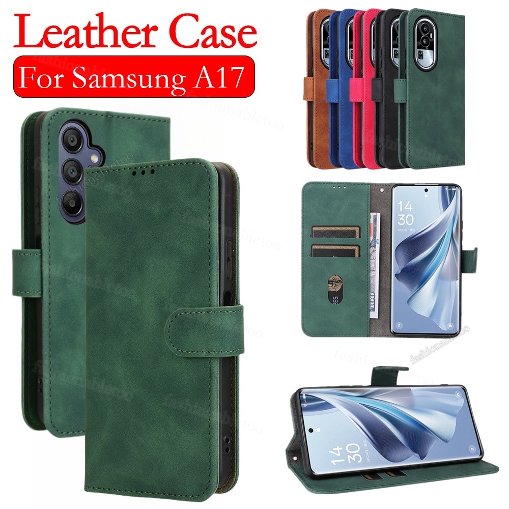 SAMSUNG สําหรับSamsungA17 5Gหนังเคสโทรศัพท์สําหรับSamsung Galaxy A07 LTE A17 A27 A37 A57 A07LTE Sams