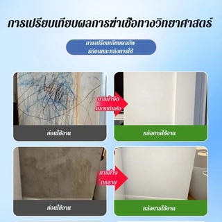 🔥HOT SALE🔥น้ำยาทำความสะอาดผนัง ขจัดคราบเฟอร์นิเจอร์ สําหรับคราบรอยเท้า กราฟฟิตี