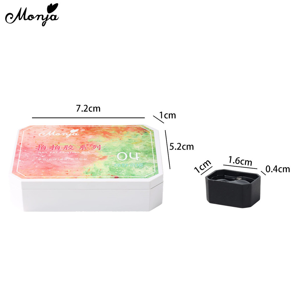 Monja ศิลปะเล็บ Nail Art UV Gel Polish Pat ภาพวาดวาด 9 สี Palette Gradient เปลี่ยน Soak Off rainbow ราคา ถูกที่สุด ดีลบีเคเค แกลเลอรีภาพที่ 9