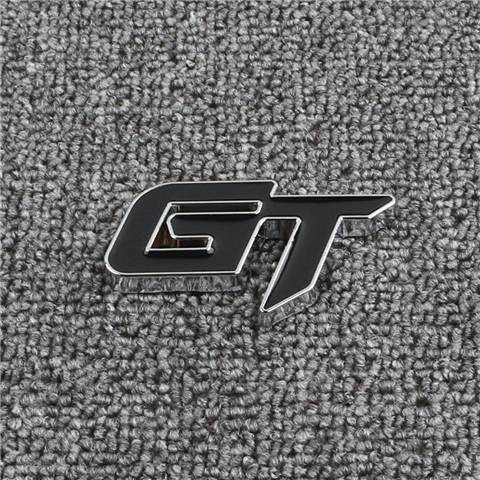 Car Personality Three-Dimensional GT Bumper Stickers Metal Modification Chinese Network Car Logo Tai