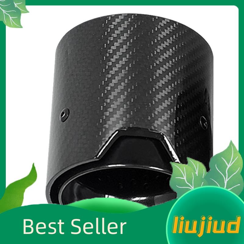 liujiud.th1PCS Glossy Carbon Fiber Exhaust Tip Auspuffspitze สําหรับ M2 M3 M135I M235I M140I M240I ส