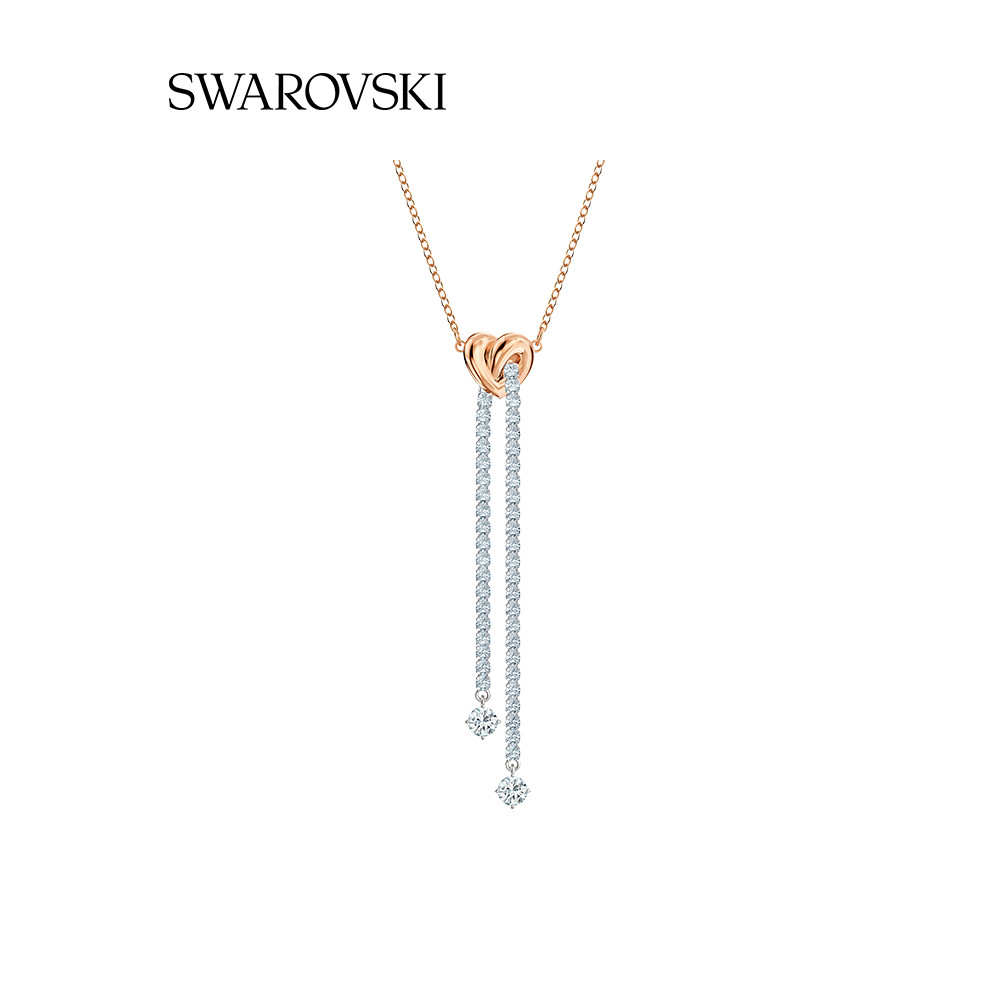 สร้อยคอ Swarovski LIFELONG HRT สำหรับผู้หญิง ดีไซน์โซ่กระดูกไหปลาร้า มาในถุงของขวัญ