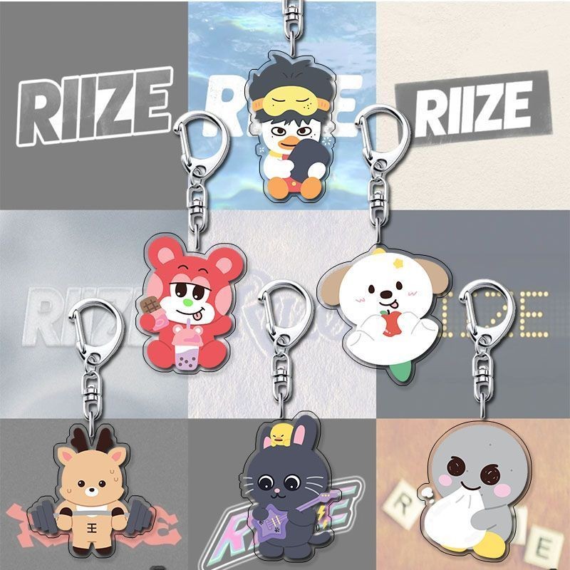 【พร้อมส่ง】ตุ๊กตา riize พวงกุญแจอะคริลิคการ์ตูน riize ตุ๊กตา/พวงกุญแจ อุปกรณ์ จี้กระเป๋า