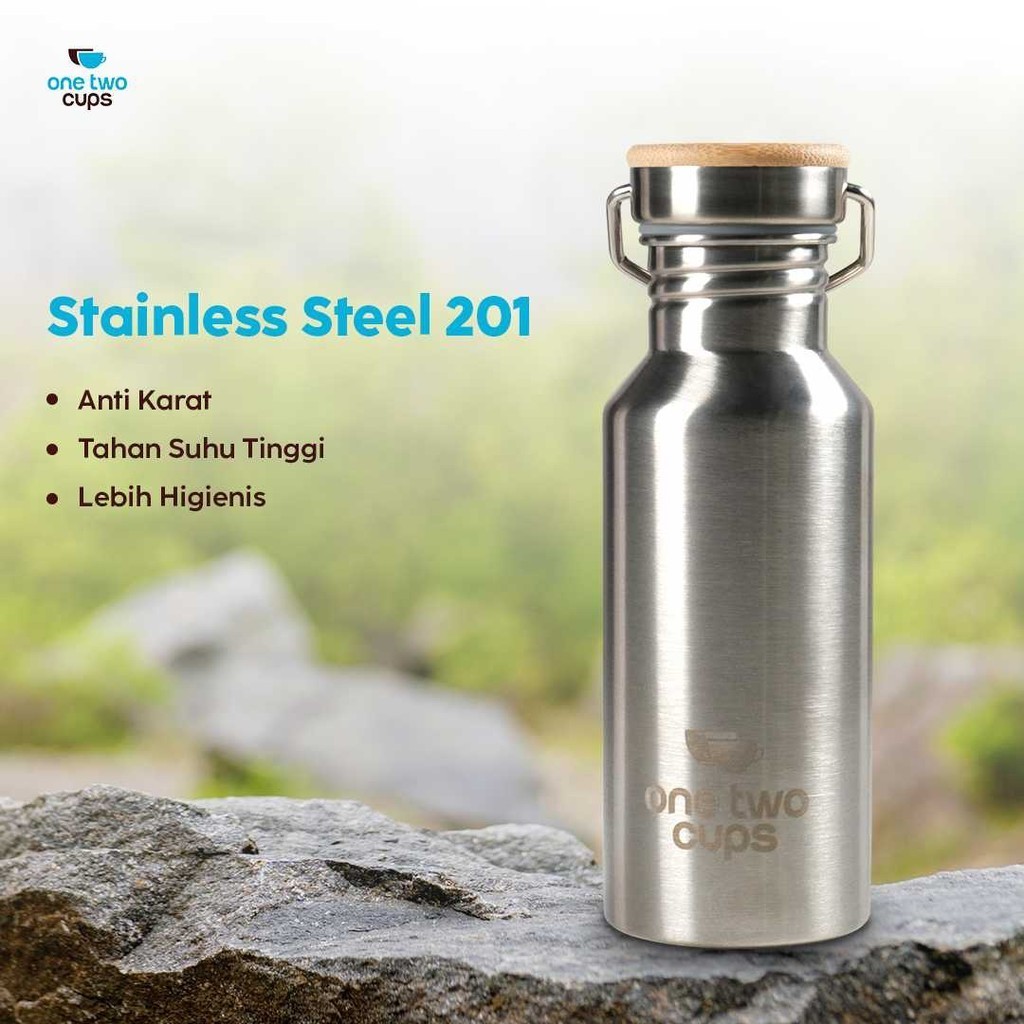 MRNSTRE ขวดน้ําดื่มสแตนเลสแบบพกพา 500ml - YM006