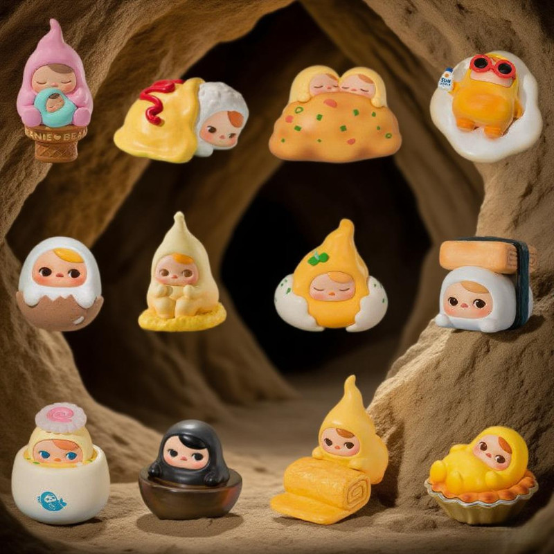 POPMART PUCKY PUCKY Egg Bean Series รูปของเล่น Mystery Box ของขวัญ