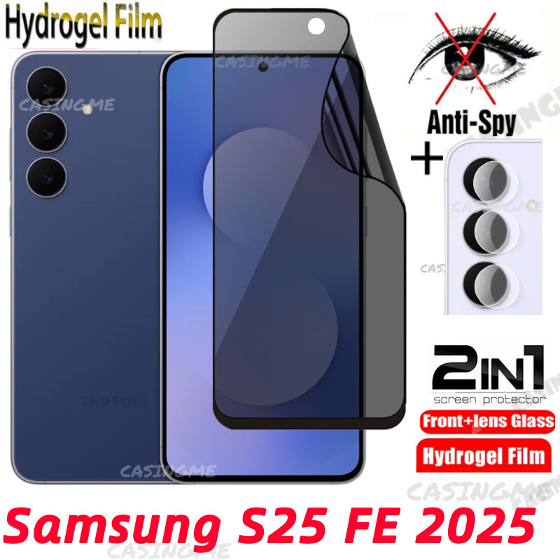 Samsung S25 FE 2025 Soft Privacy Hydrogel Film Anti-Spy Full Cover Screen Protector Anti Peek Privac