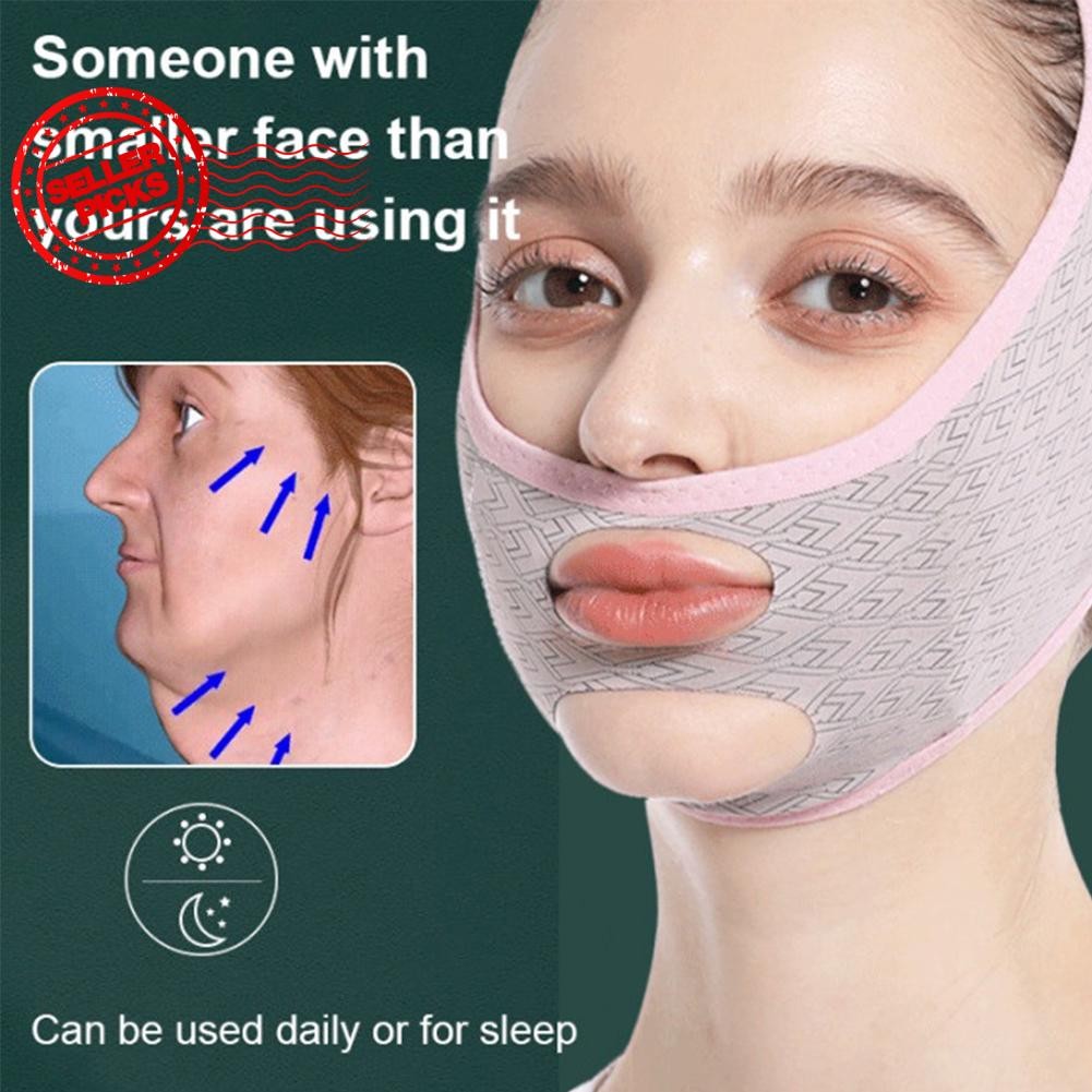 Face Slimming Mask V-face Chin Cheek Lift Up Sculpting Care Anti Skin Sleep Mask สายคล้องเครื่องมือ 