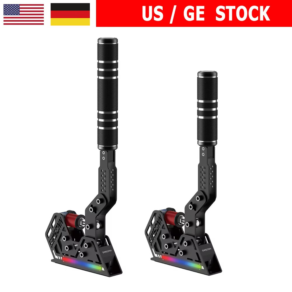 SIMSONN HB Pro Sim Racing Handbrake RGB Racing Simulator Handbrake เซ็นเซอร์ความดันความแม่นยําสูง 13