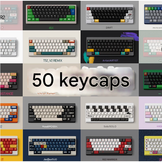 SG FBB KEYCAPS สําหรับคีย์บอร์ดแบบกลไก 50++ คุณภาพสูง KEYCAPS